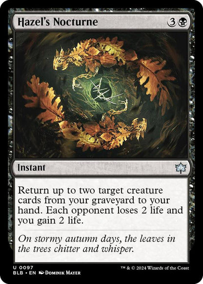 Hazel's Nocturne BLB Instant  NM