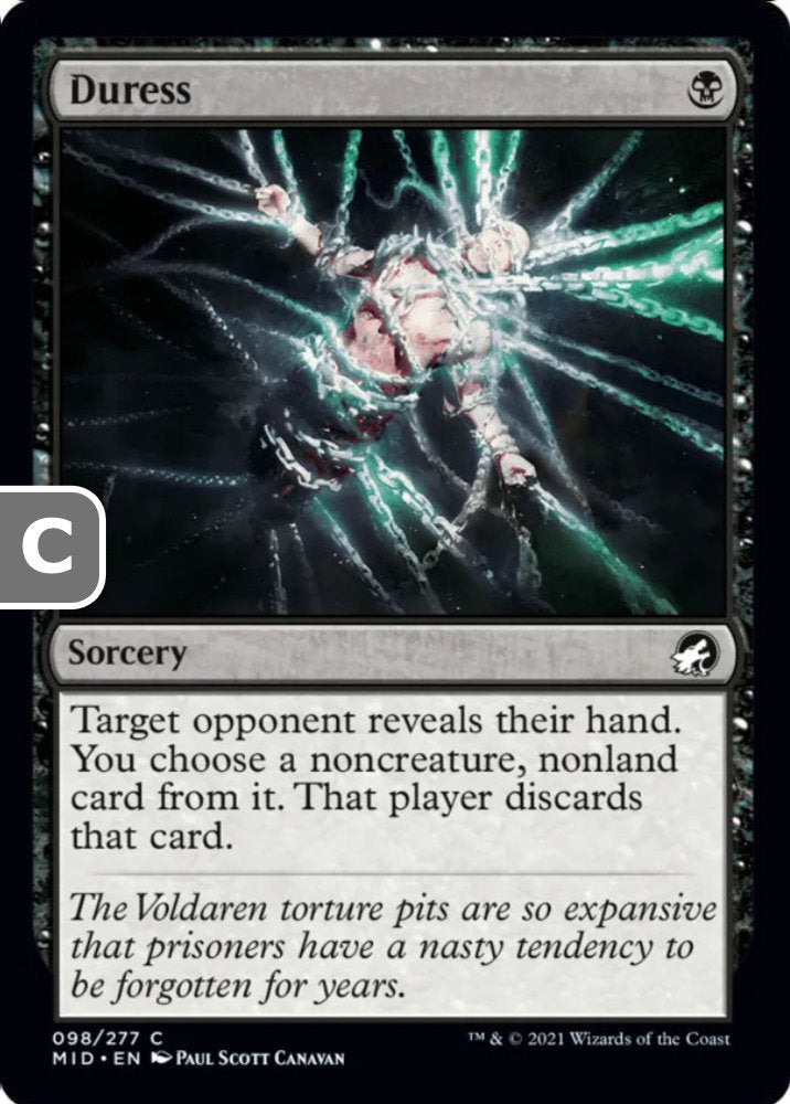 Duress MID Sorcery  NM