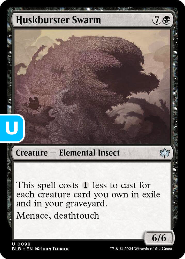 Huskburster Swarm BLB Creature Elemental Insect NM