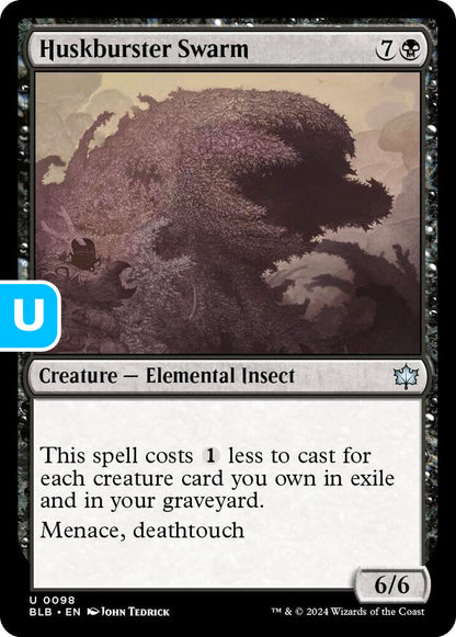 Huskburster Swarm BLB Creature Elemental Insect NM