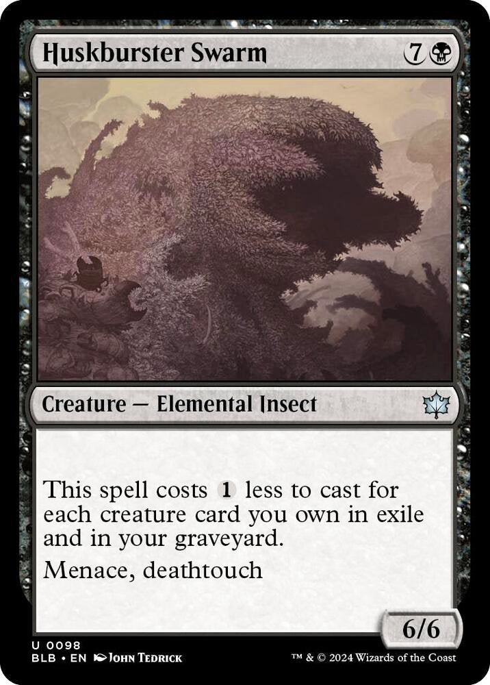 Huskburster Swarm BLB Creature Elemental Insect NM