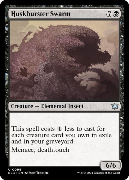 Huskburster Swarm BLB Creature Elemental Insect NM