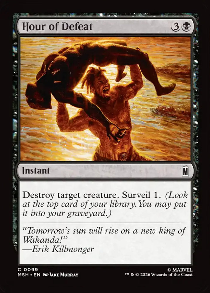 Hour of Defeat MSH Instant  NM