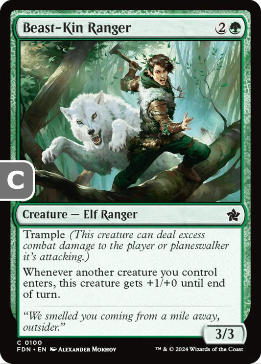 Beast-Kin Ranger FDN Creature Elf Ranger NM