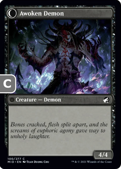 Ecstatic Awakener/Awoken Demon MID Creature Human Wizard/Demon NM
