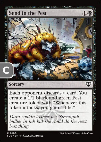 Send in the Pest SOS Sorcery  NM