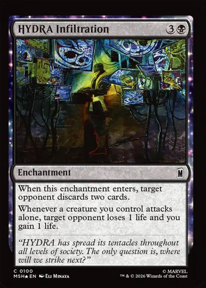 HYDRA Infiltration MSH Enchantment  *Foil* NM