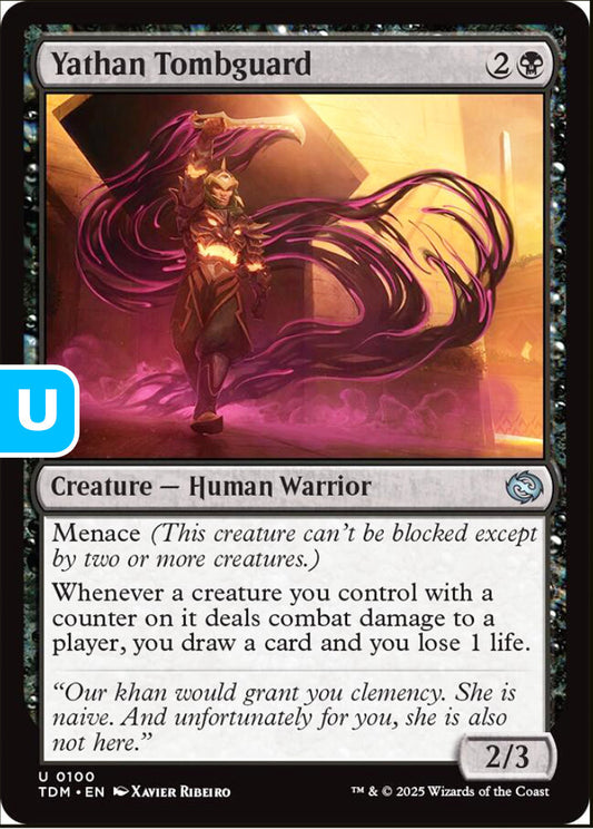 Yathan Tombguard TDM Creature Human Warrior NM