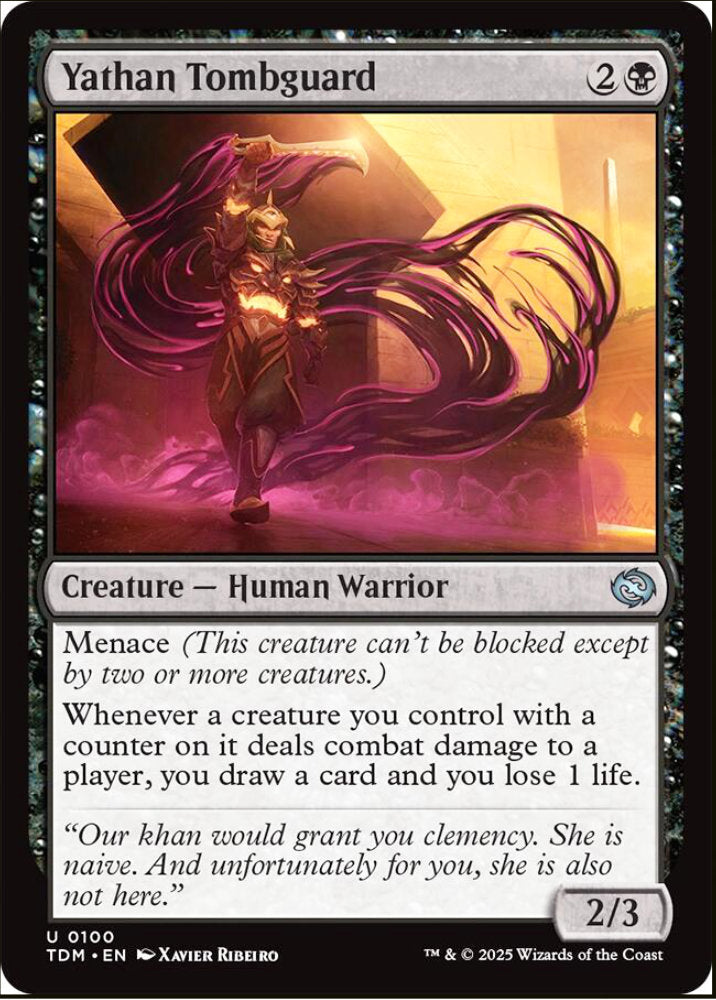 Yathan Tombguard TDM Creature Human Warrior NM