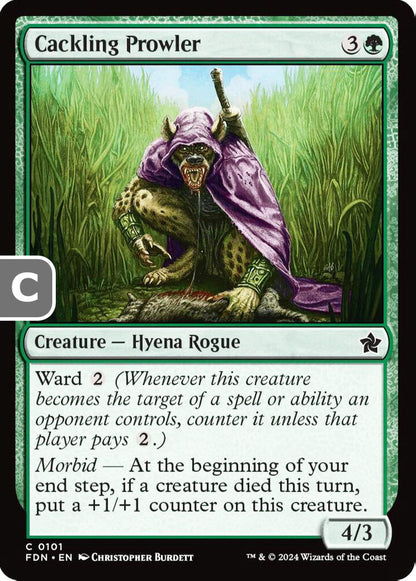 Cackling Prowler FDN Creature Hyena Rogue NM