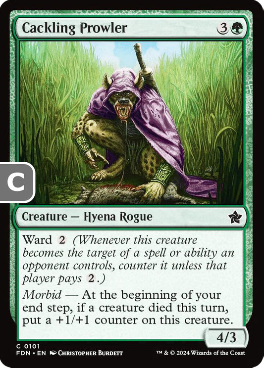 Cackling Prowler FDN Creature Hyena Rogue NM