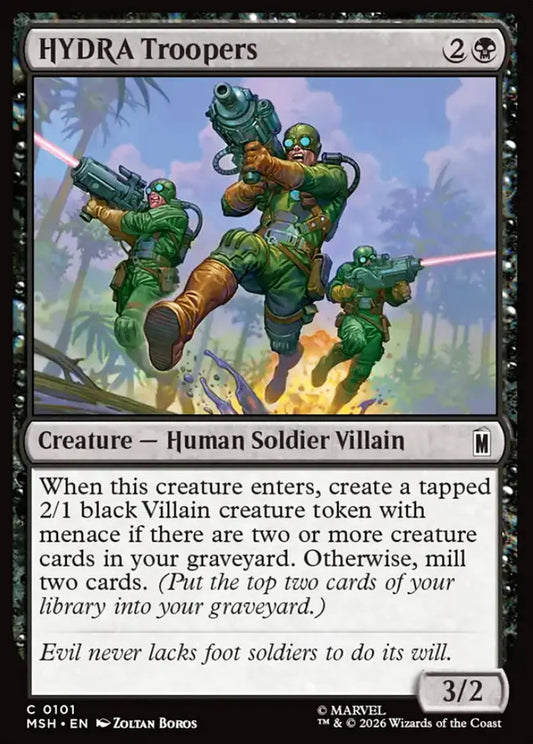 HYDRA Troopers MSH Creature Human Soldier Villain NM