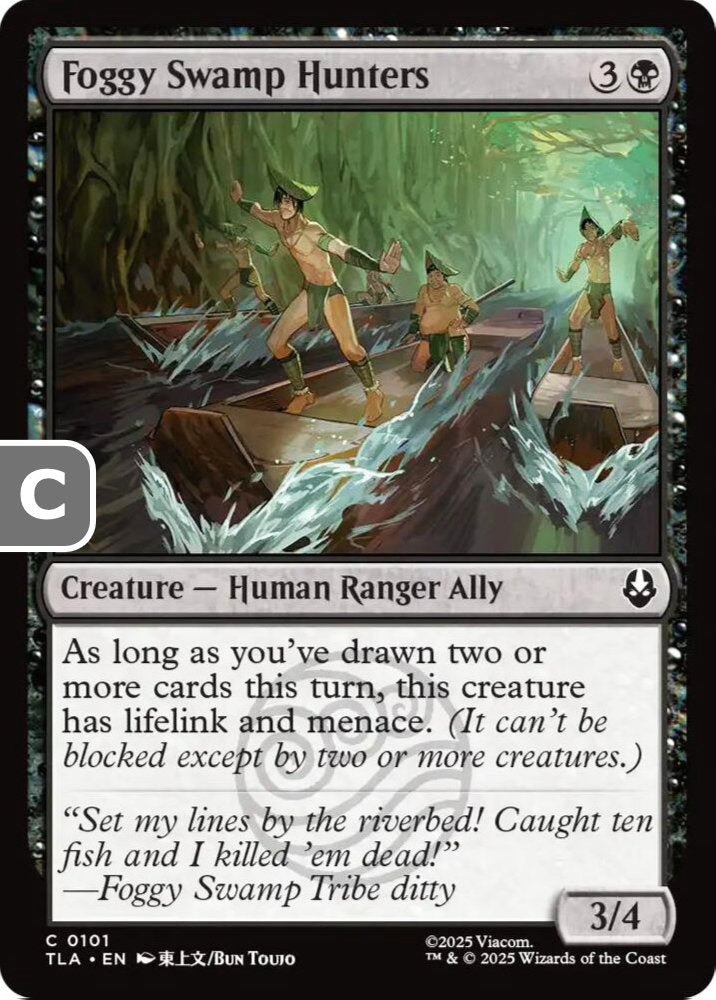 Foggy Swamp Hunters TLA Creature Human Ranger Ally NM