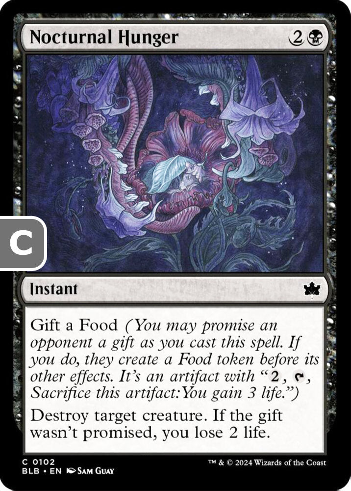Nocturnal Hunger BLB Instant  NM