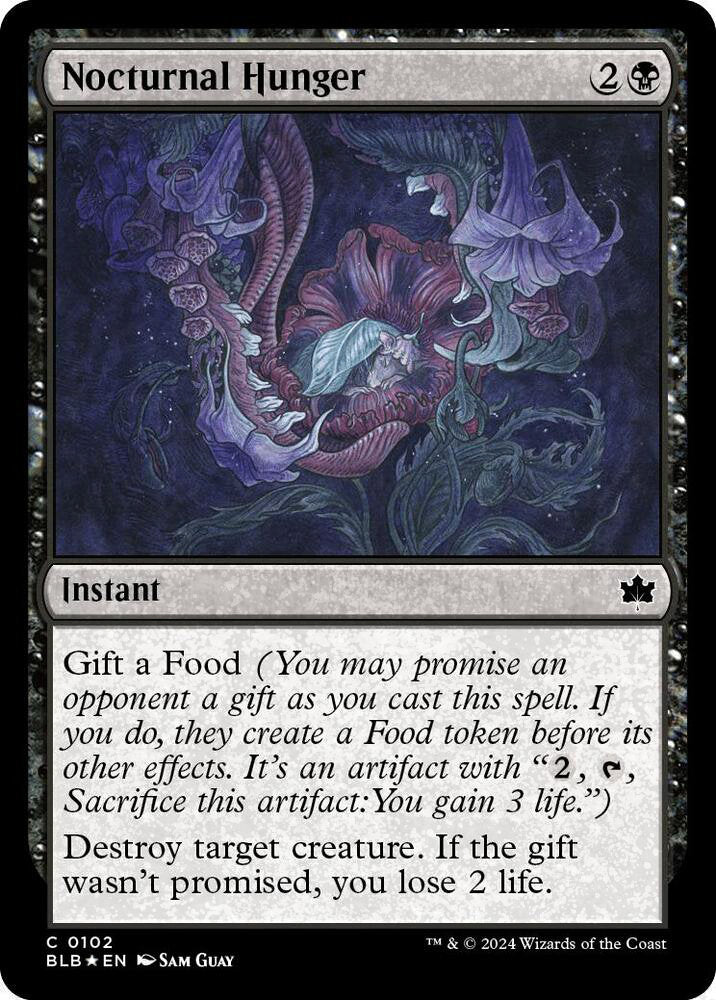 Nocturnal Hunger BLB Instant  *Foil* NM