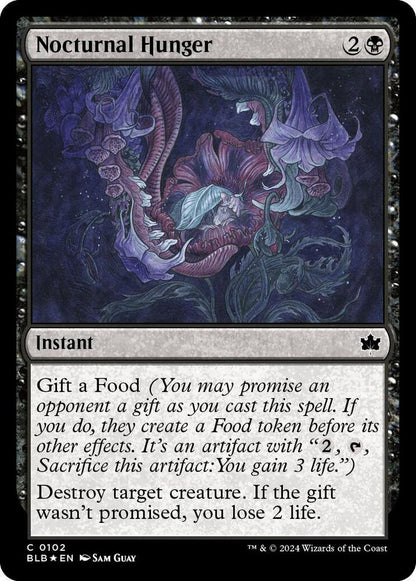 Nocturnal Hunger BLB Instant  *Foil* NM