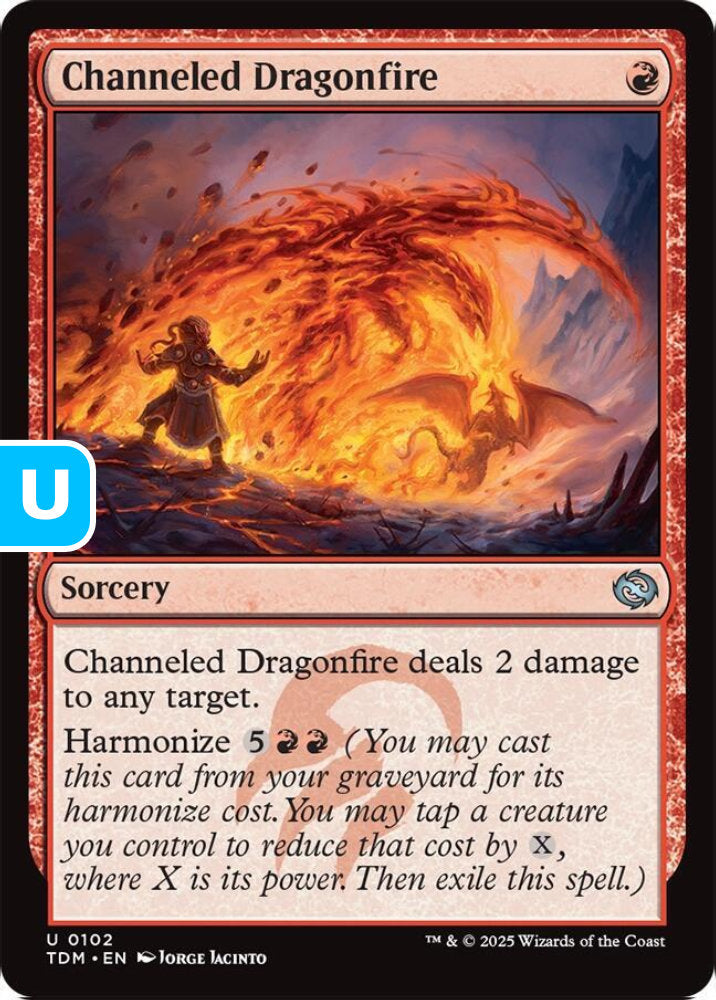 Channeled Dragonfire TDM Sorcery  NM