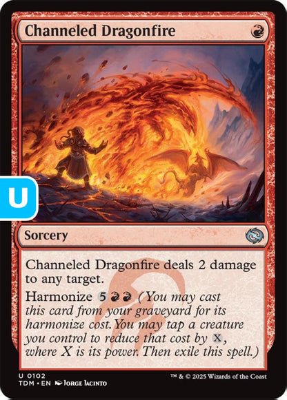 Channeled Dragonfire TDM Sorcery  NM