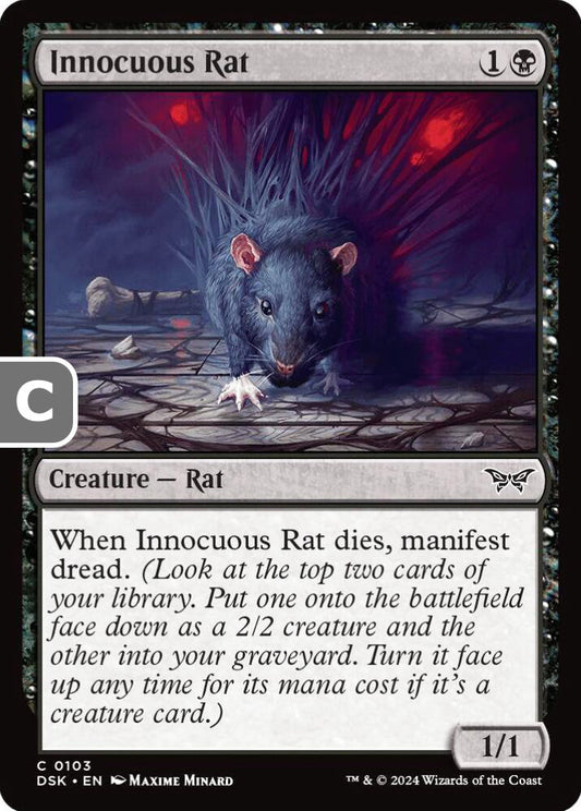 Innocuous Rat DSK Creature Rat NM