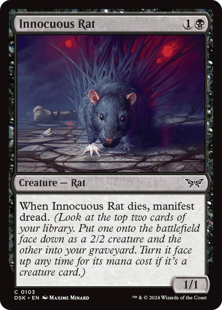 Innocuous Rat DSK Creature Rat NM