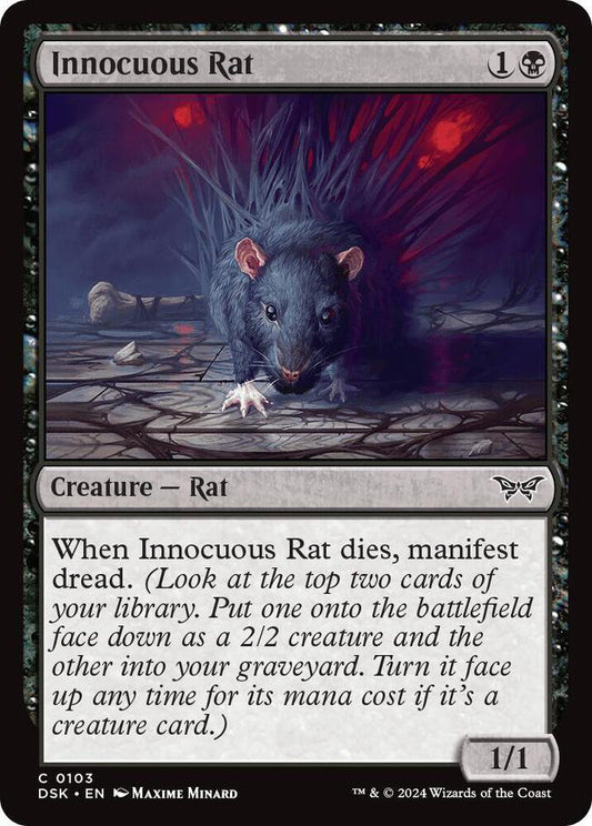Innocuous Rat DSK Creature Rat NM