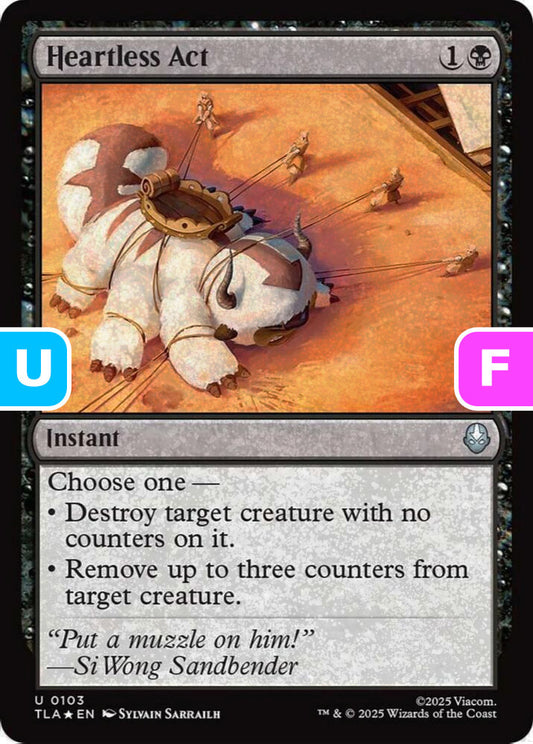 Heartless Act TLA Instant  *Foil* NM