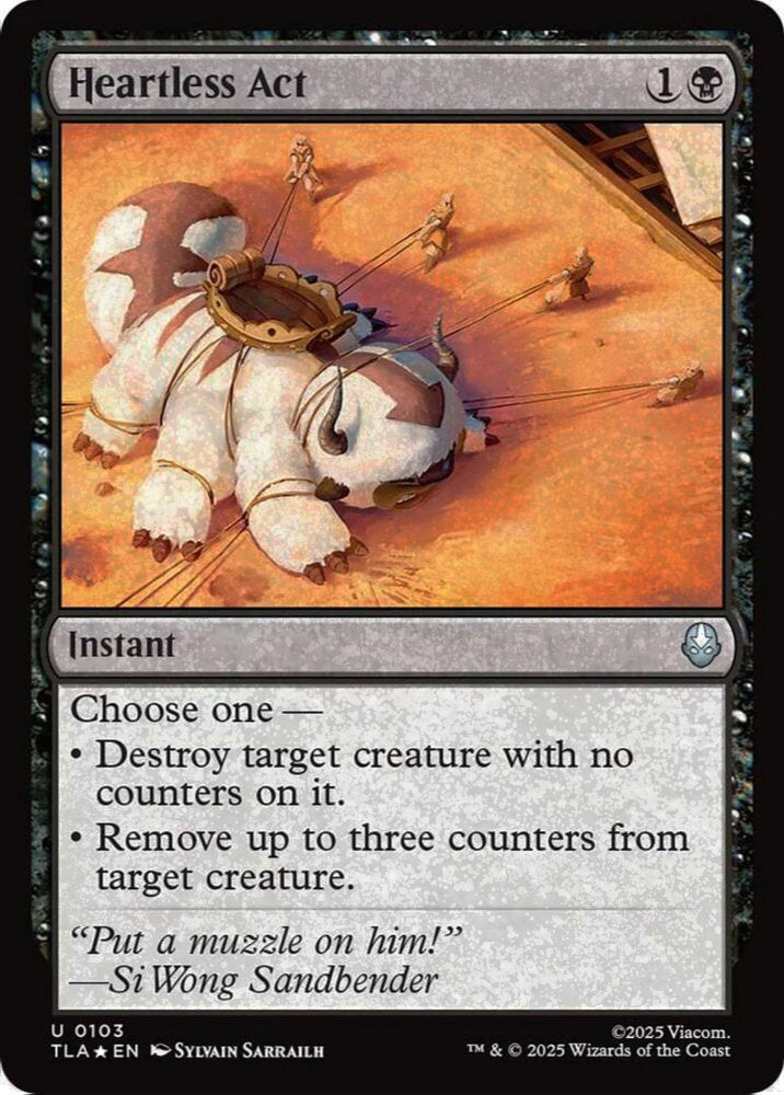 Heartless Act TLA Instant  *Foil* NM