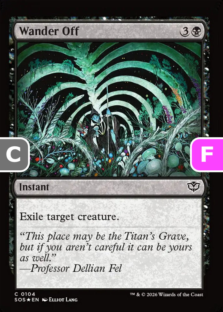 Wander Off SOS Instant  *Foil* NM