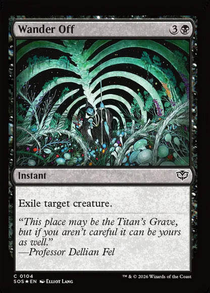 Wander Off SOS Instant  *Foil* NM