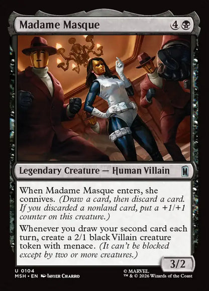 Madame Masque MSH Legendary Creature Human Villain NM