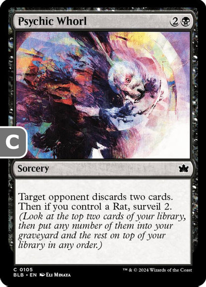 Psychic Whorl BLB Sorcery  NM