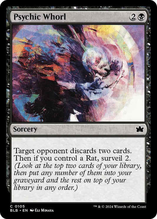 Psychic Whorl BLB Sorcery  NM
