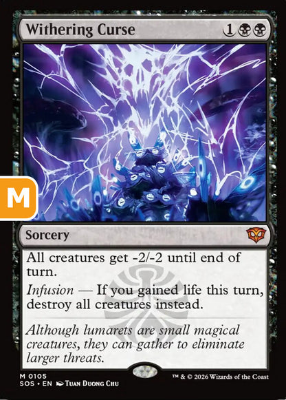 Withering Curse SOS Sorcery  NM