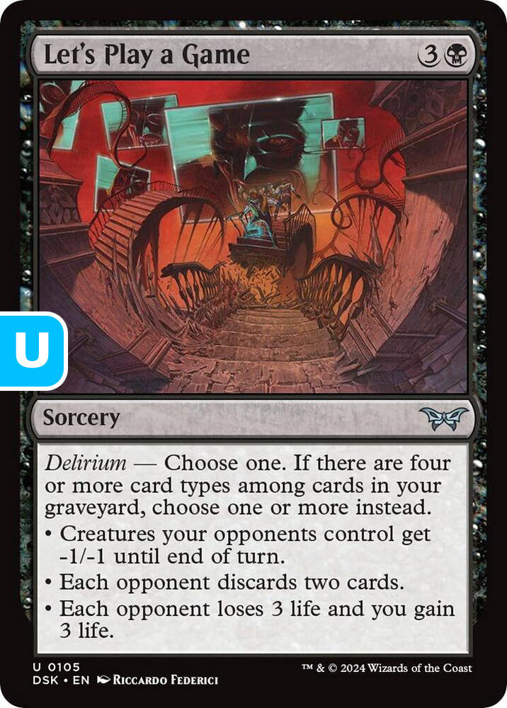 Let's Play a Game DSK Sorcery  NM
