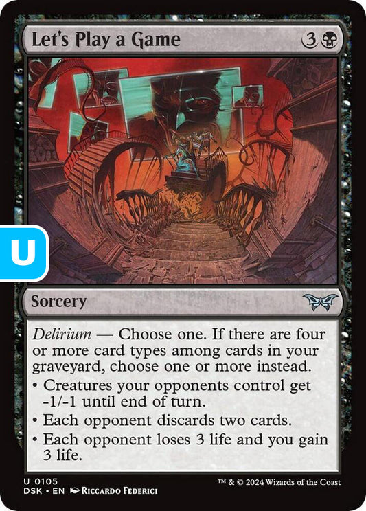 Let's Play a Game DSK Sorcery  NM
