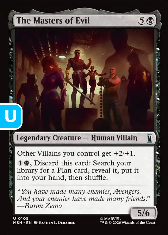 The Masters of Evil MSH Legendary Creature Human Villain NM