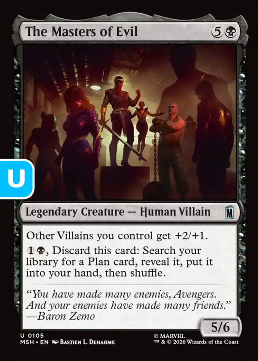 The Masters of Evil MSH Legendary Creature Human Villain NM