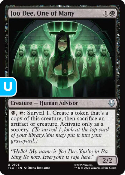 Joo Dee One of Many TLA Creature Human Advisor NM
