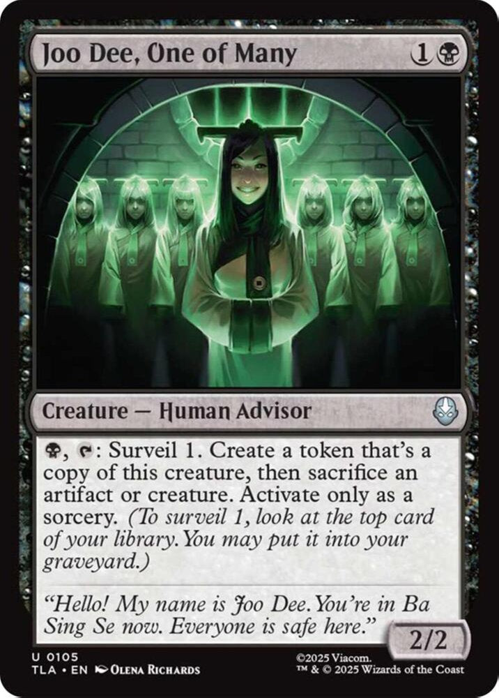 Joo Dee One of Many TLA Creature Human Advisor NM