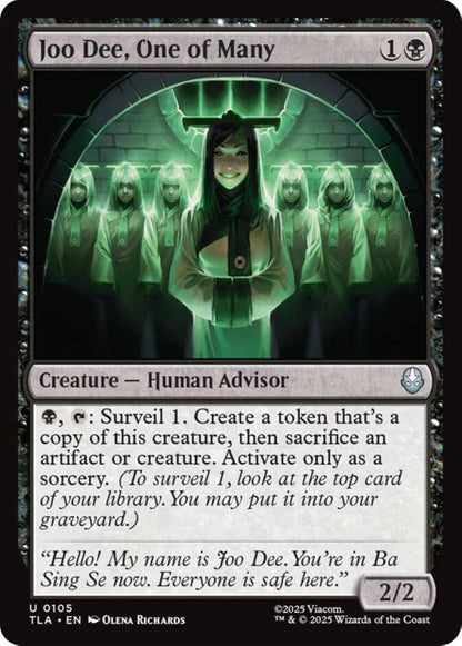 Joo Dee One of Many TLA Creature Human Advisor NM