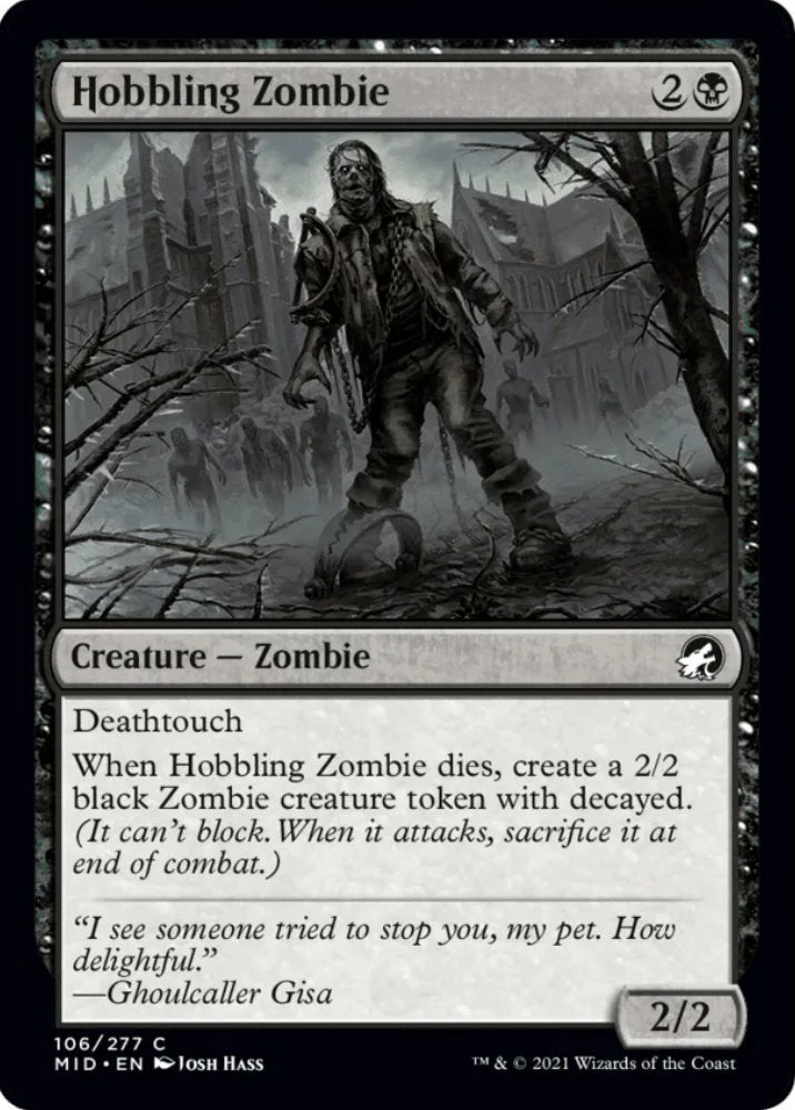 Hobbling Zombie MID Creature Zombie NM