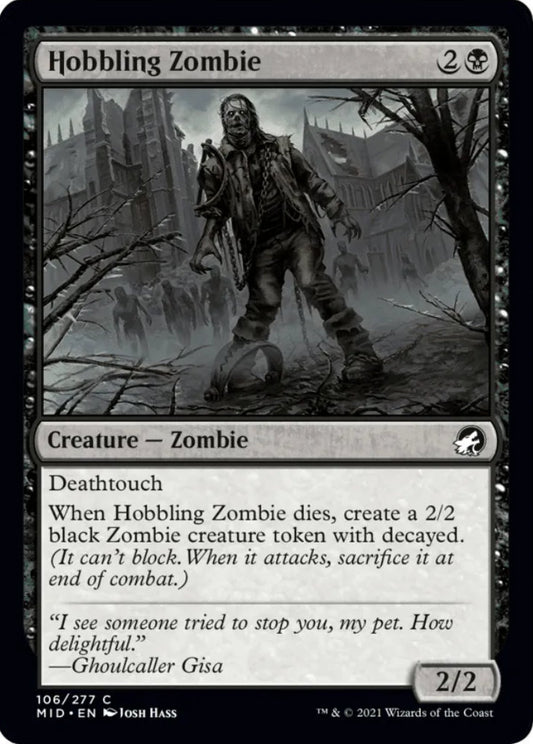 Hobbling Zombie MID Creature Zombie NM