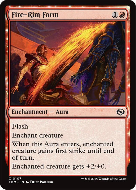Fire-Rim Form TDM Enchantment Aura NM