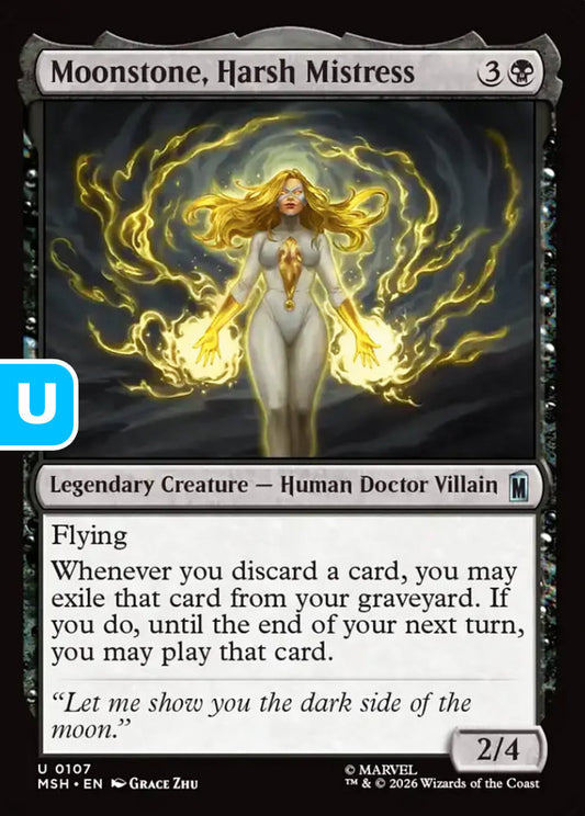Moonstone, Harsh Mistress MSH Legendary Creature Human Doctor Villain NM