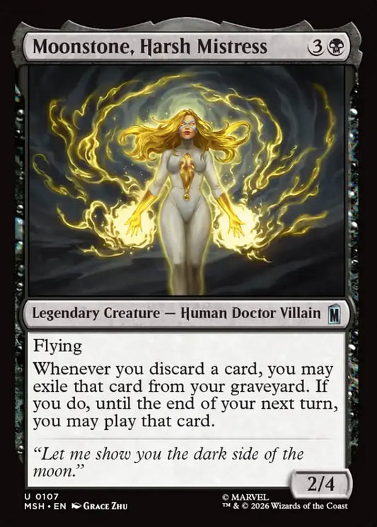 Moonstone, Harsh Mistress MSH Legendary Creature Human Doctor Villain NM