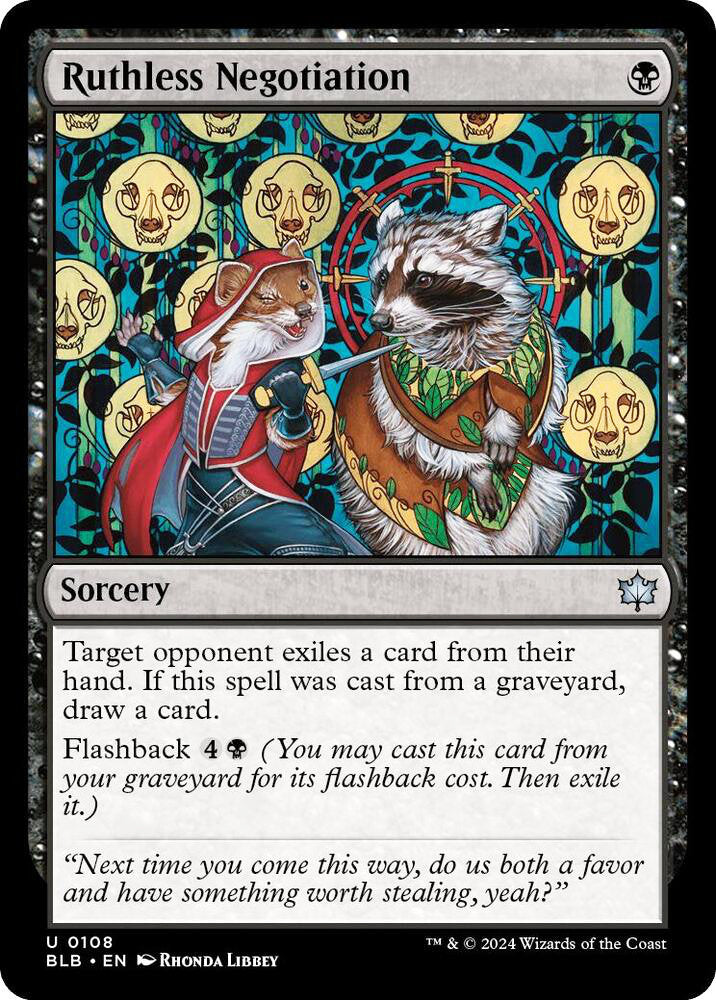 Ruthless Negotiation BLB Sorcery  NM