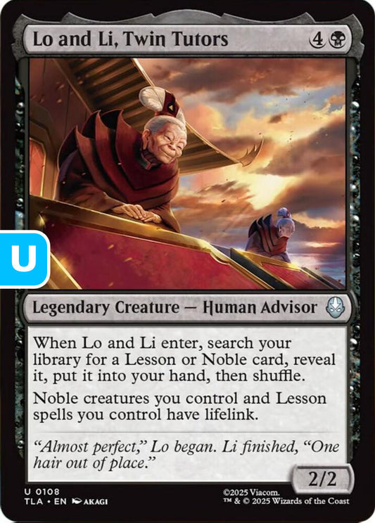 Lo and Li Twin Tutors TLA Legendary Creature Human Advisor NM
