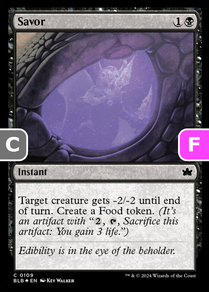 Savor BLB Instant  *Foil* NM