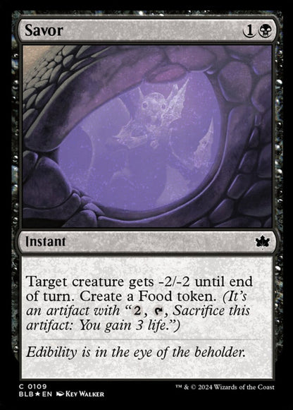 Savor BLB Instant  *Foil* NM