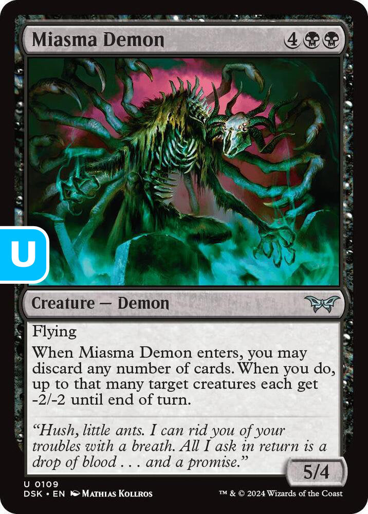 Miasma Demon DSK Creature Demon NM